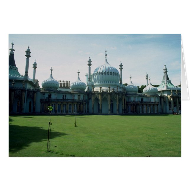 Royalet Pavilion, Brighton, England Hälsningskort (Framsidan Horizontal)