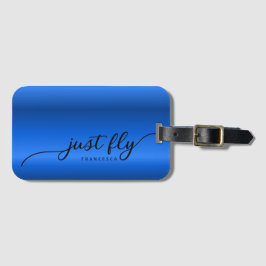 Royalet personlig just Fly Blue Gradition Bagagebricka