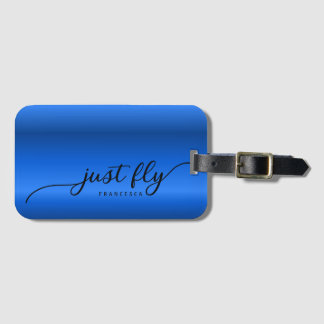 Royalet personlig just Fly Blue Gradition Bagagebricka