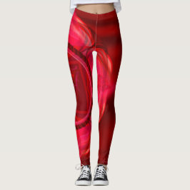 Royalet Red Mandala - Redot till Sten! Leggings