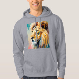 Royalet Savage - Snyggt Lejon grafik T-shirt Hoodie