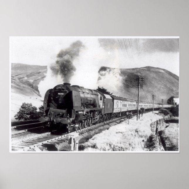 Royalet Scot, intercity locomotive Poster (Framsidan)