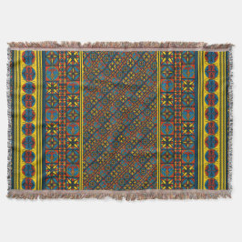 Royalet Tapestry Elegance - spanska Medieval Mönst Filt