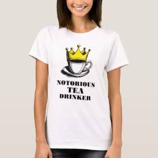 Royalet Tea Drinker Kopp i Krona T Shirt