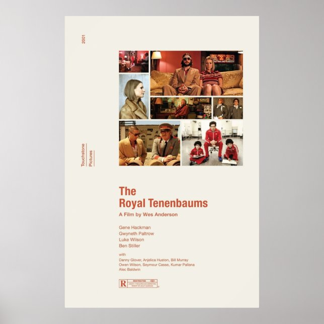 Royalet Tenenbaums Poster (Framsidan)