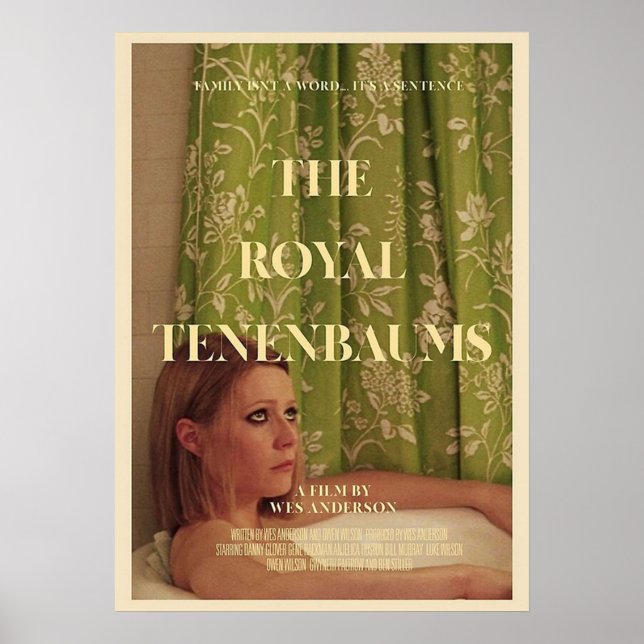 royalet tenenbaums poster (Framsidan)