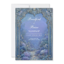 Royalet under vatten - inbjudan till bröllopsbröll