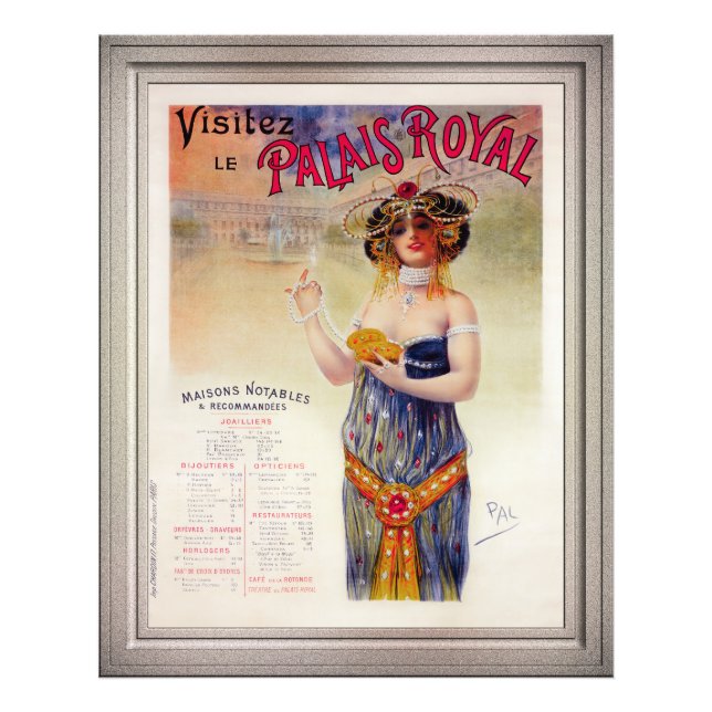 Royalet Visitez Le Palais av Jean de Paleologue Fototryck (Framsidan)