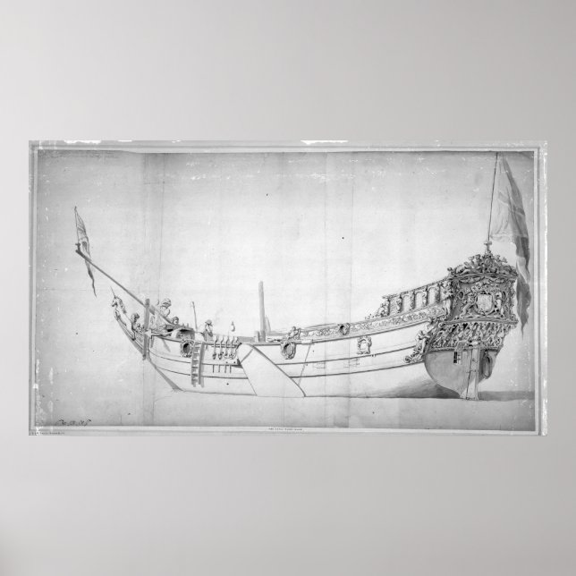 Royalet Yacht "Mary" Poster (Framsidan)
