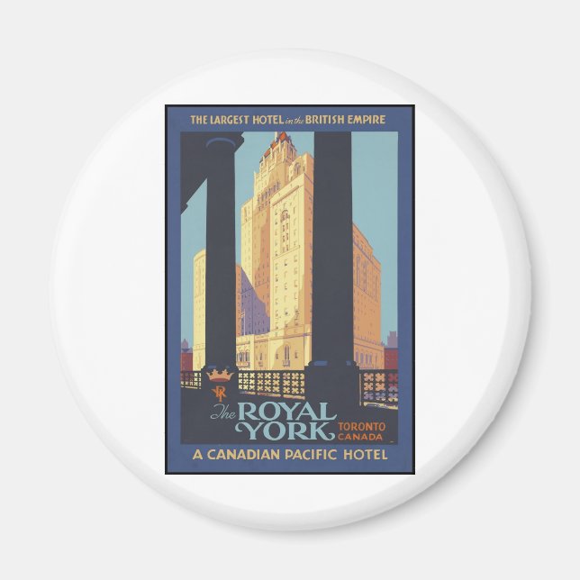 Royalet York Toronto Kanada Magnet (Framsidan)
