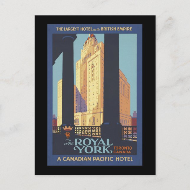 Royalet York Toronto Kanada Vykort (Framsida)