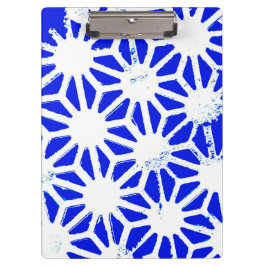 Royalets blå geometriska mönster