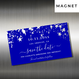 Royalets blå stjärnor spara datum magneter