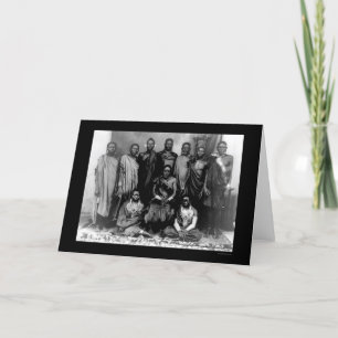 Royalets familj i Kenya 1909 Kort