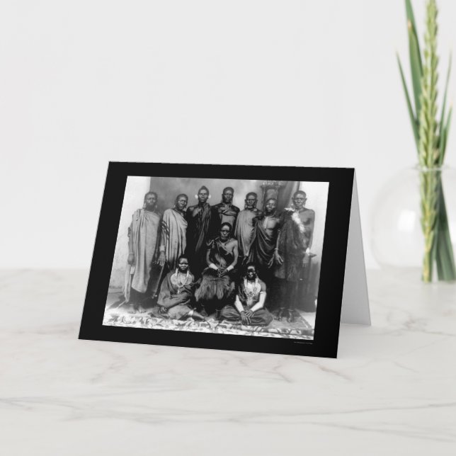 Royalets familj i Kenya 1909 Kort (Framsida)