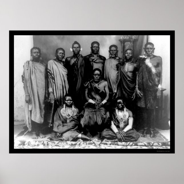Royalets familj i Kenya 1909 Poster (Framsidan)
