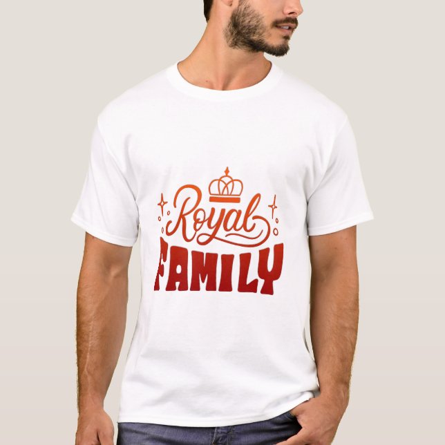 royalets familj t shirt (Framsida)