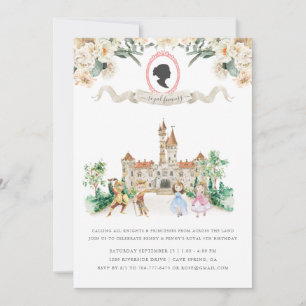 Royalets Fikon Twillingar Fairy Tale Birthday Inbjudningar