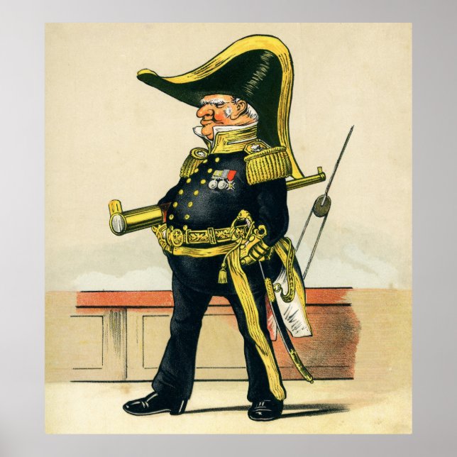 Royalets flotta amiral poster (Framsidan)