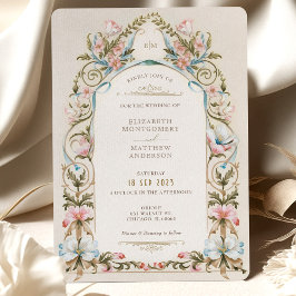 Royalets inbjudan till Victorian Garden Wedding