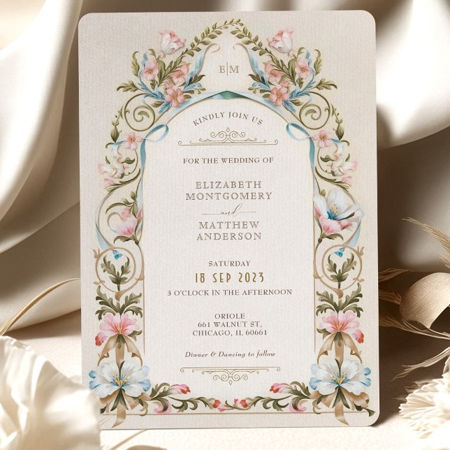 Royalets inbjudan till Victorian Garden Wedding (Skapare uppladdad)