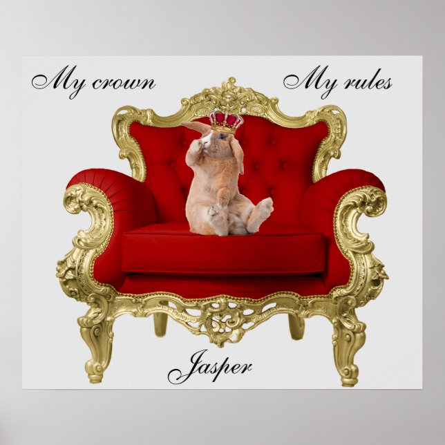 Royalets kanin Poster (Framsidan)