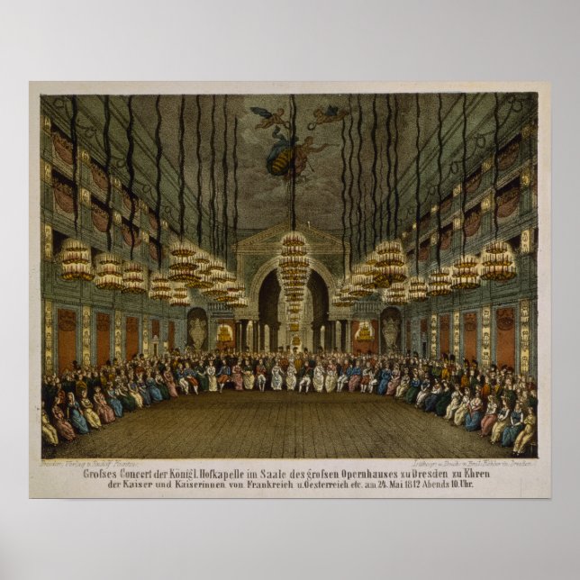 Royalets konsert i audiorium poster (Framsidan)