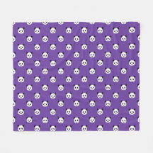 Royalets Lila - Minimalistisk Panda Mönster