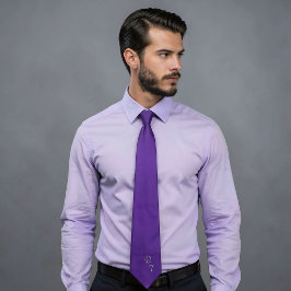 royalets lila - monogrammet slips
