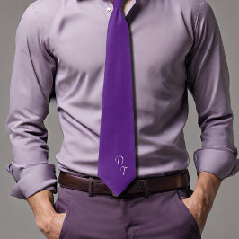 royalets lila - monogrammet slips
