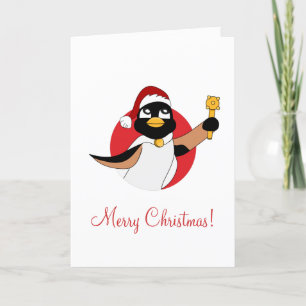 Royalets penguin-tecknad-Helgdag Helgkort