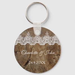 Royalets Rustic Chic Spara Nyckel Round Gift Nyckelring
