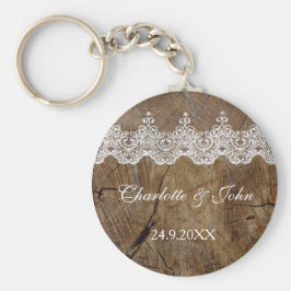 Royalets Rustic Chic Spara  Nyckel Round Gift Nyckelring