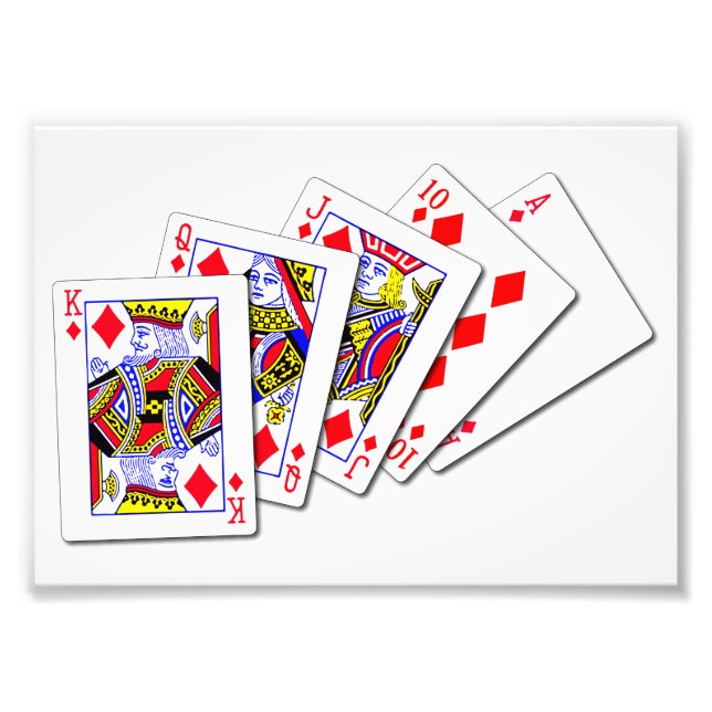 Royalets tömningsdiameter fototryck (Framsidan)