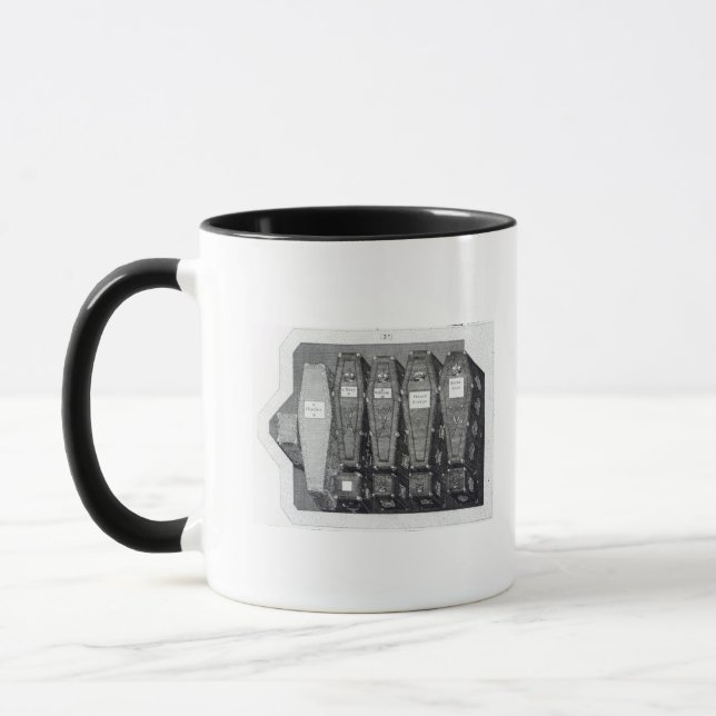 Royalkistor på den Westminster abbeyen Mugg (Vänster)
