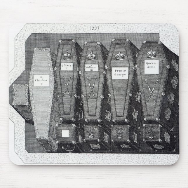 Royalkistor på den Westminster abbeyen Musmatta (Framsidan)