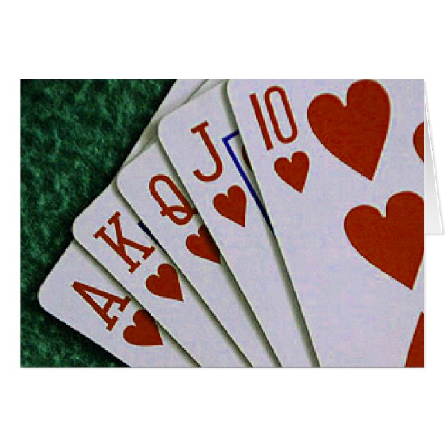 Royalspolning Hälsningskort (Framsidan Horizontal)