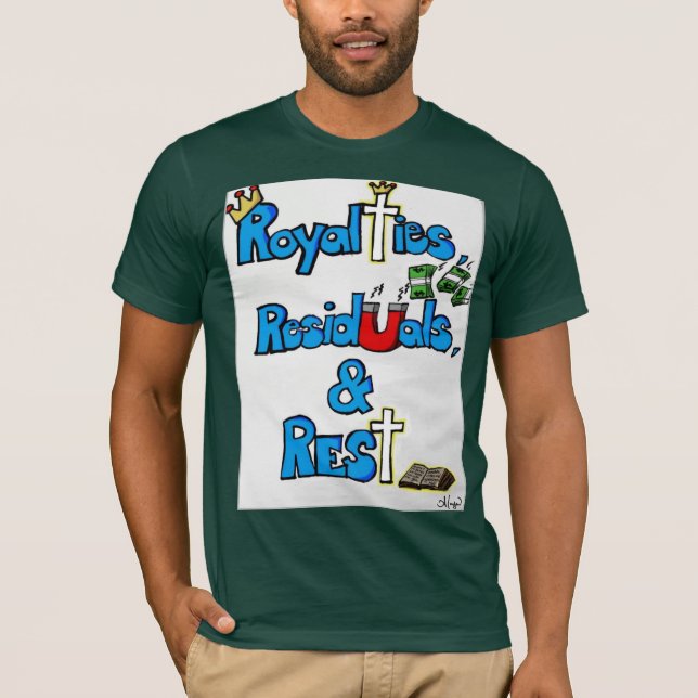 Royalties, Residuals, och Vila T-Shirt (Framsida)