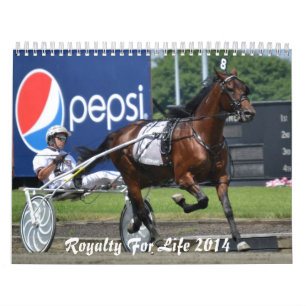 Royalty för liv 12 månader 2014 kalender II