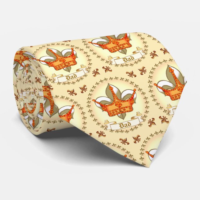 Royalty Kung Krona Pappa tie Slips (Rullad)