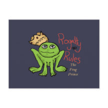 Royalty Regler Frog Prince Postcard