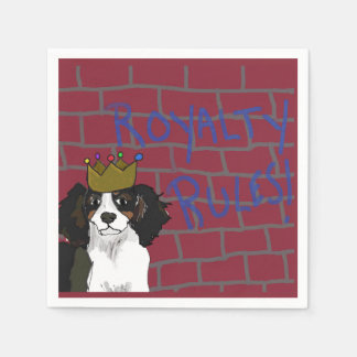 Royalty Regler - Kung Cavalier Cocktail Napkins Pappersservett