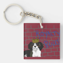 Royalty Regler - Kung Cavalier - Square Keychain