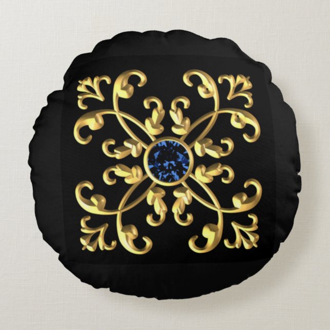 Royalty Rund Kudde (Framsidan)