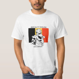 Royaltyreglerkungen Leopold II värderar T-tröja Tee Shirt
