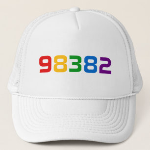 ROYGBIV-regnbågen färgar den skräddarsy postnum Keps