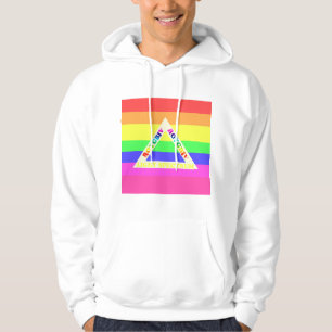 ROYGBIV Spektrum av vitt ljus Hoodie