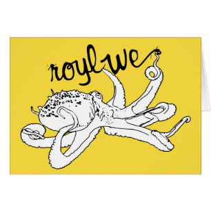 Roylwe Octo Hälsningskort