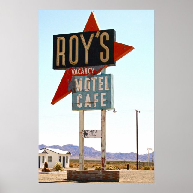 Roy's Motel Cafe Poster (Framsidan)