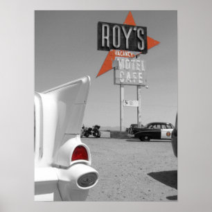 Roys motell och Cafe Poster